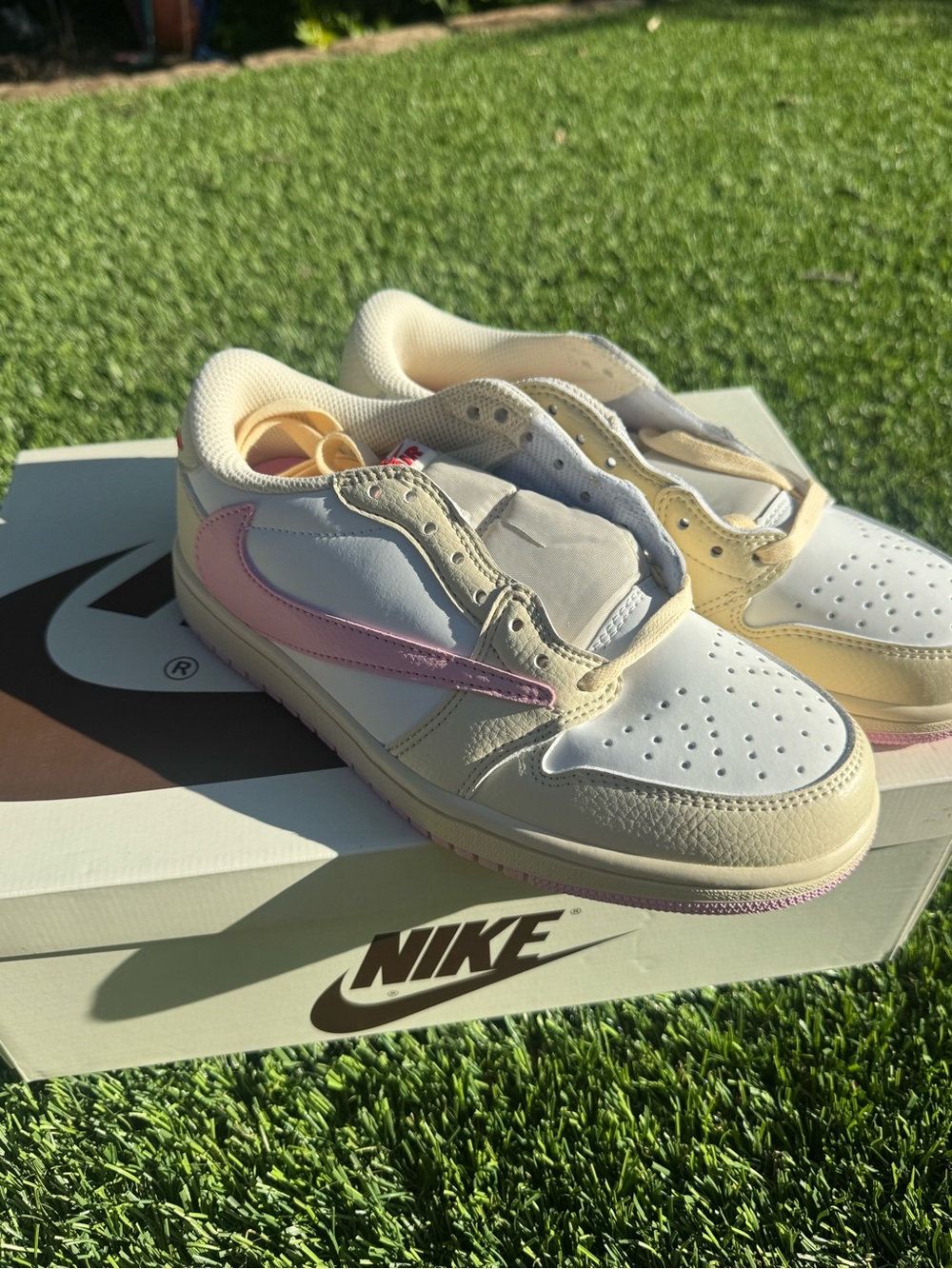 Travis scott Nike Pink jordan  one  Sneakers